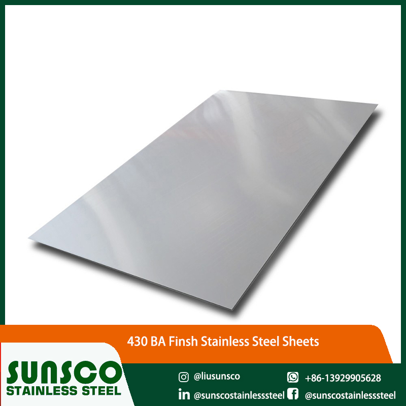 430 BA S.S sheets