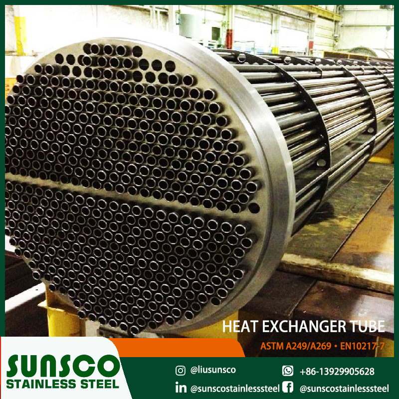 ASTM A249/A269·EN10217-7 Stainless steel heat exchanger tube